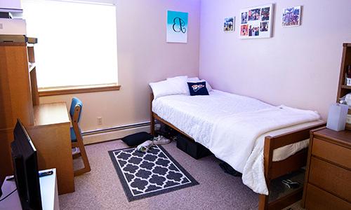 Bedroom view of a Hartwell Apartment